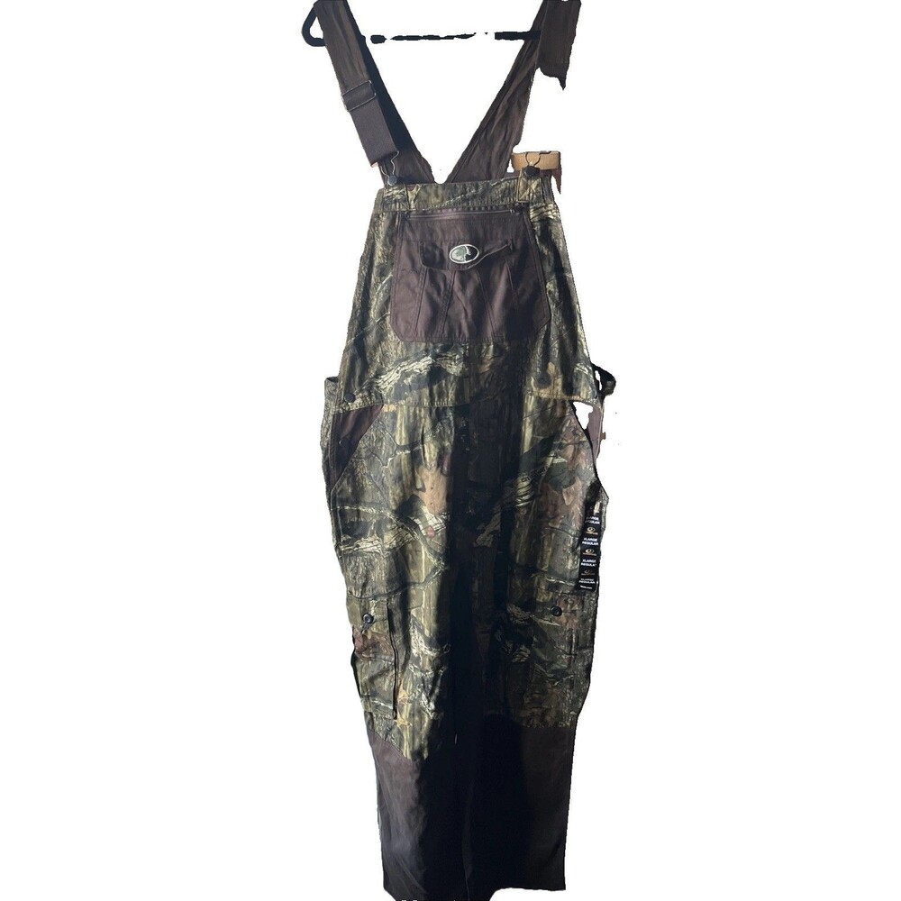 Mossy oak Pursuit Mens  Non Insulated Bib Breakup infinity XL regular